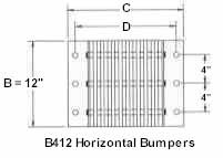 B412 Horizontal Bumpers