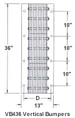 VB436 Vertical Bumpers